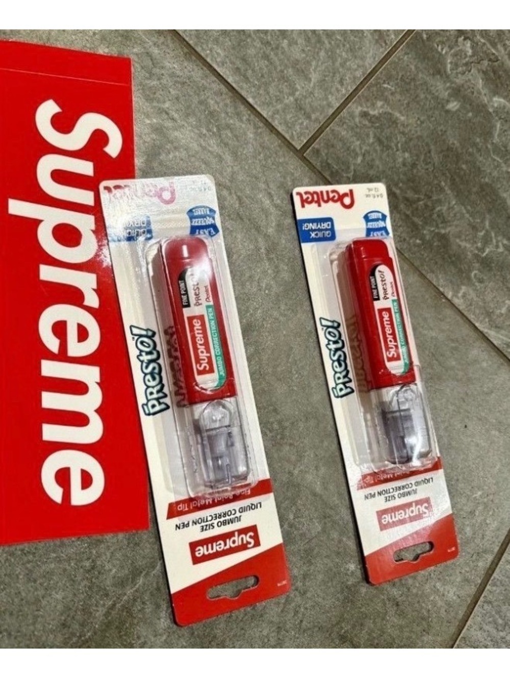Supreme x Presto! White Out Pen 2 Pack